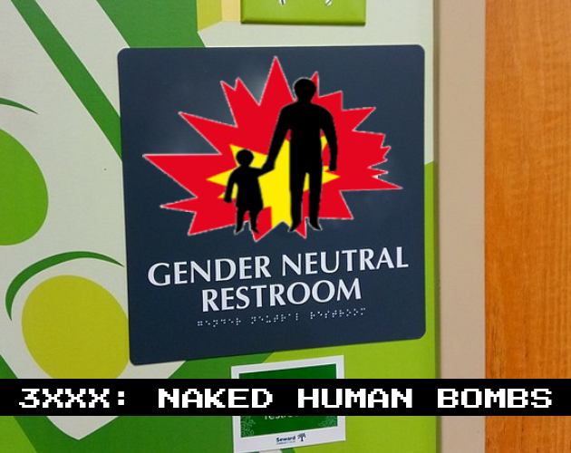 Cover art for 3XXX: NAKED HUMAN BOMBS